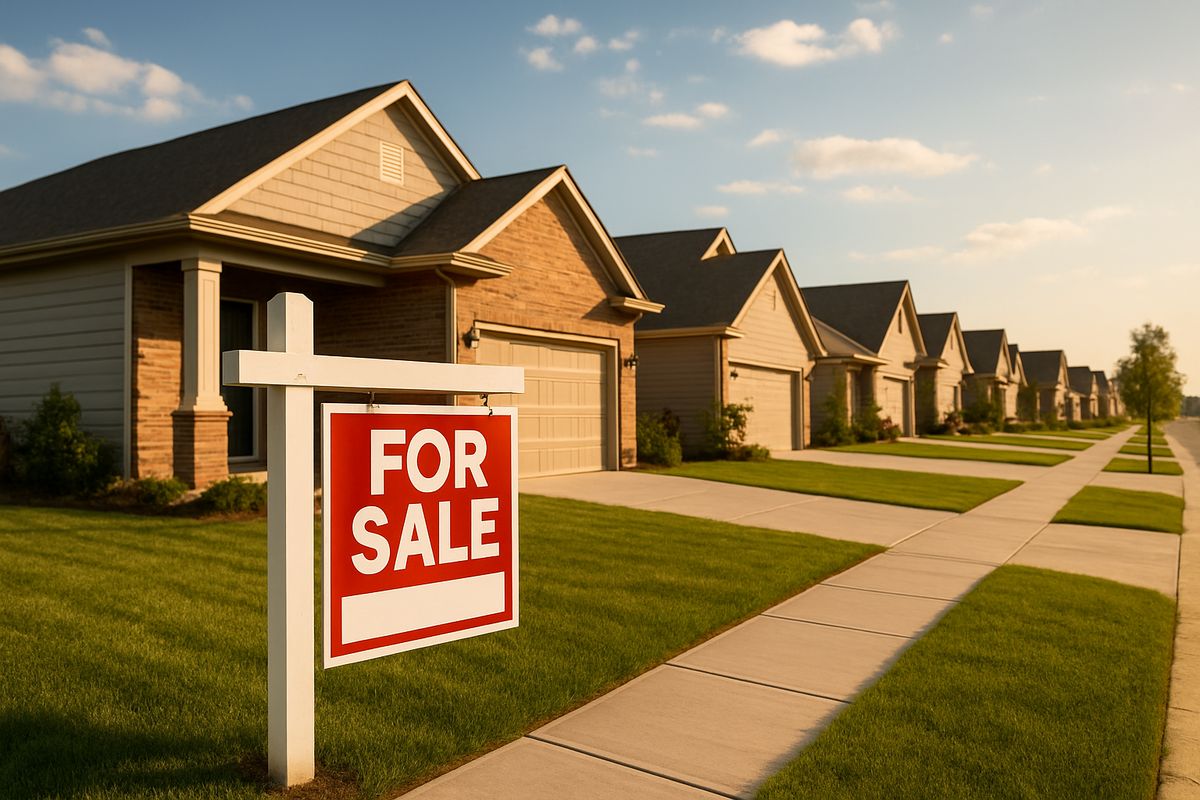 For sale sign in front of a Texas home representing a shifting buyer's market in 2026